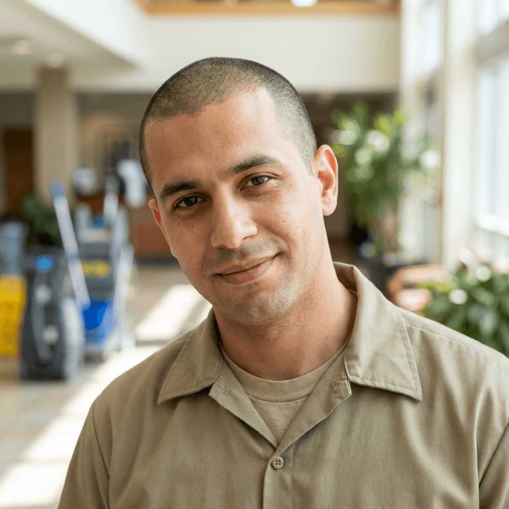 Marcus Rodriguez, cleanout crew member at Chuck's Cleanouts