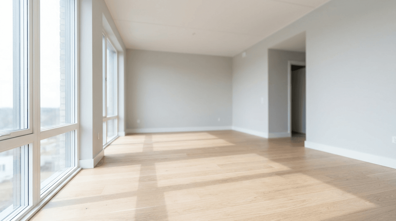 Same basement crawlspace after professional cleanout cleared and organized