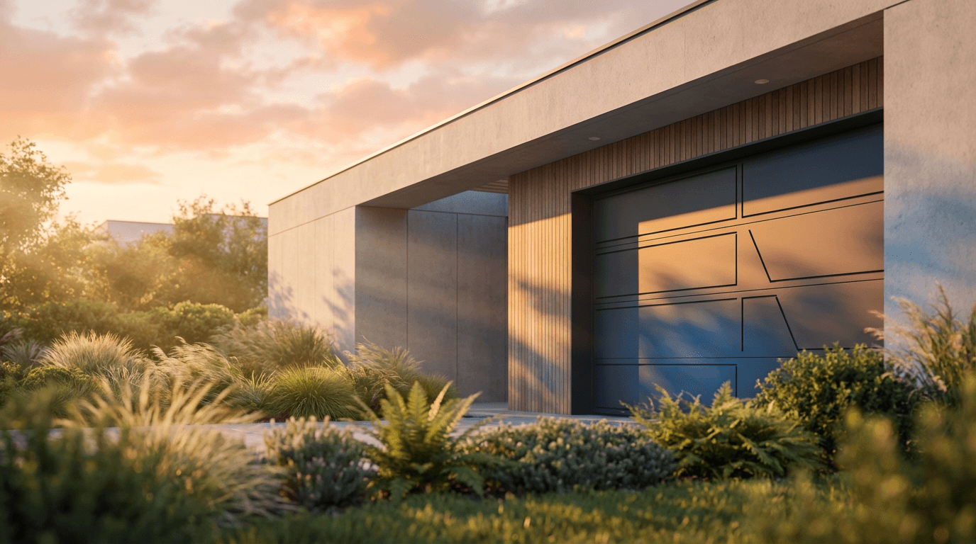 Homeowner discussing garage cleanout project with professional